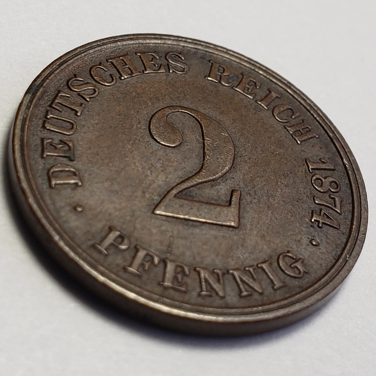 1874 CC DEUTSCHES REICH 2 PFENNIG | Coin Talk