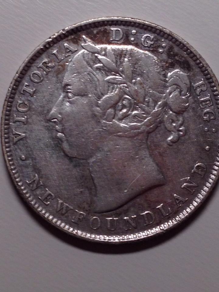 1890 Newfoundland 20 Cent Grading! 