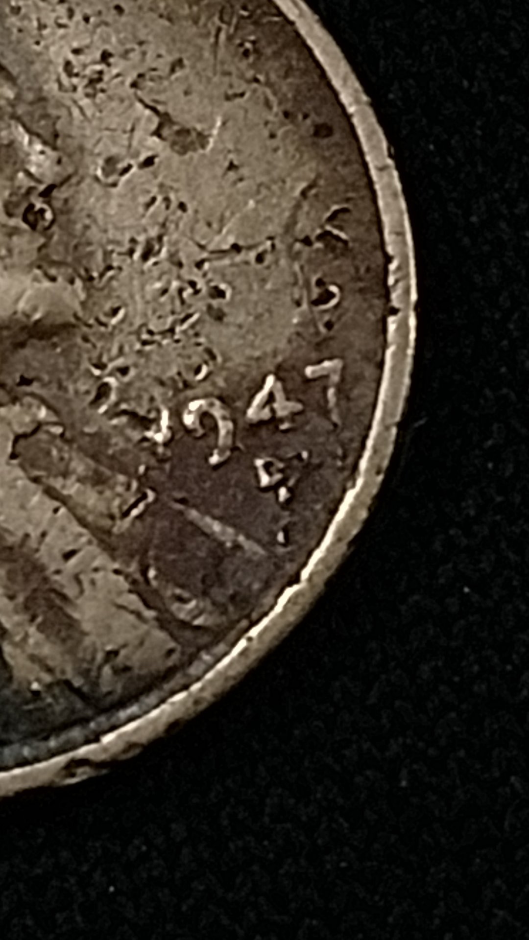 I found a 1947 Wheat Penny. Errors 1 (947) & Liberty. Whats my next ...